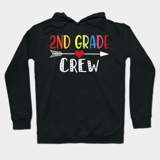 2nd Grade Crew Second Grade Teacher Student Kids Gift Back To School Hoodie